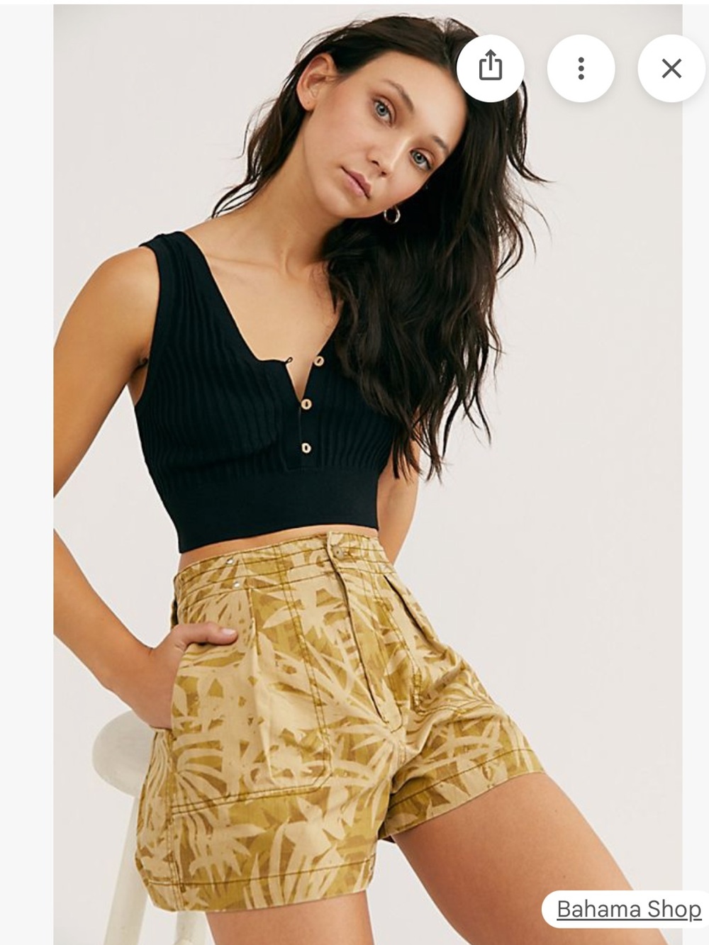 Free people Saturday morning crop